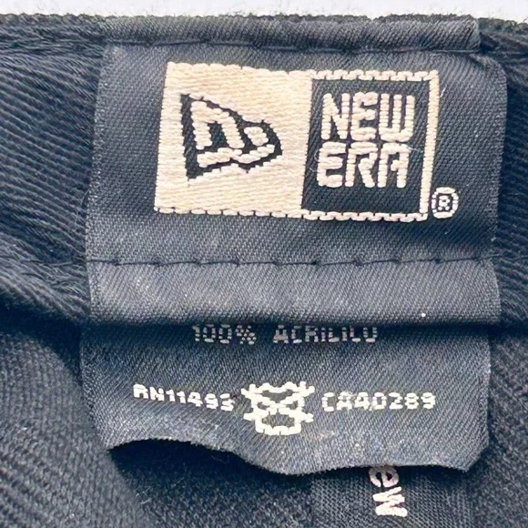 New Era Chicago Bulls Hardwood Classics USA Map Logo Hat Black Red Snapback VTG - Picture 8 of 8